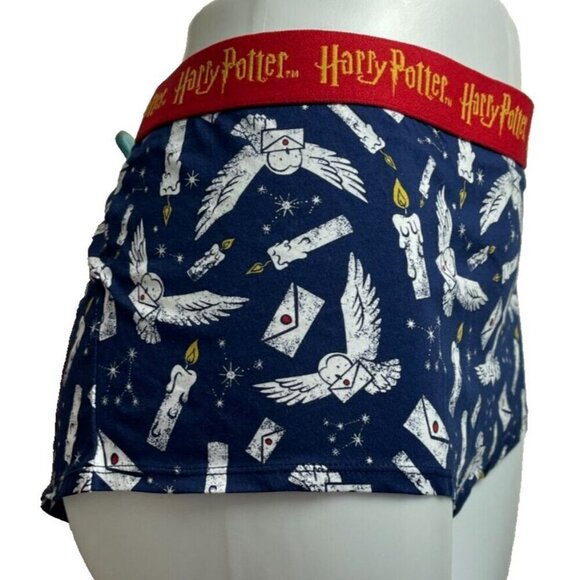 Harry Potter + 5 Owl Post Candle Graphic Name Waistband Cotton Boyshort Panties - Picture 3 of 5
